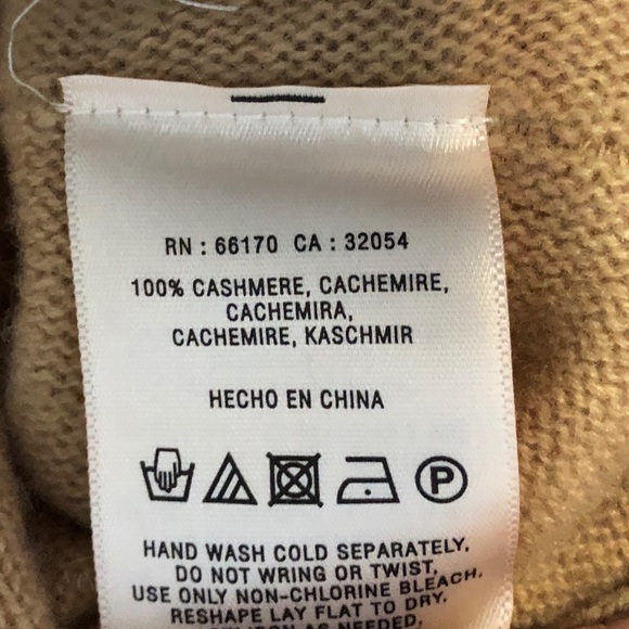 Anthropologie Moth 100% Cashmere Cowl Neck Top - Picture 8 of 9